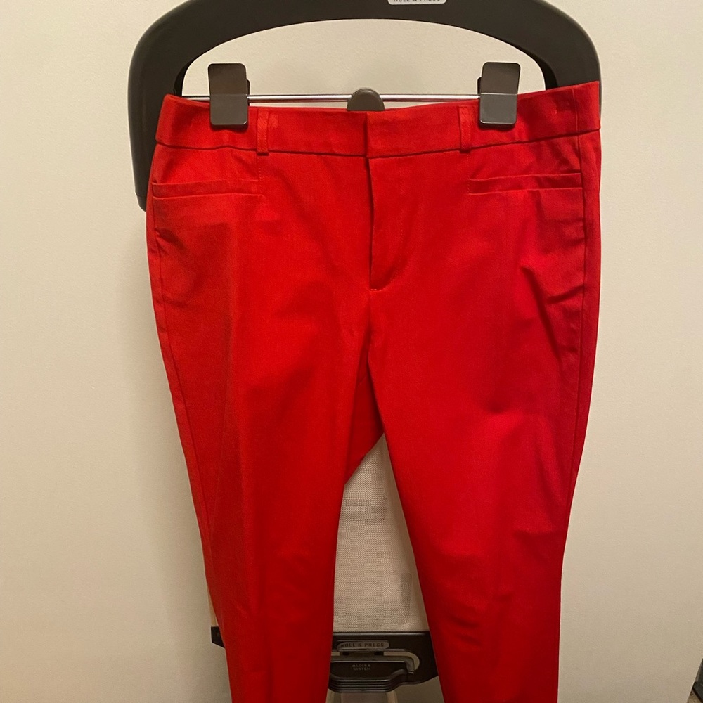 Banana Republic - Sloan pants curvy fit- Size 8 - Red. Perfect condition.